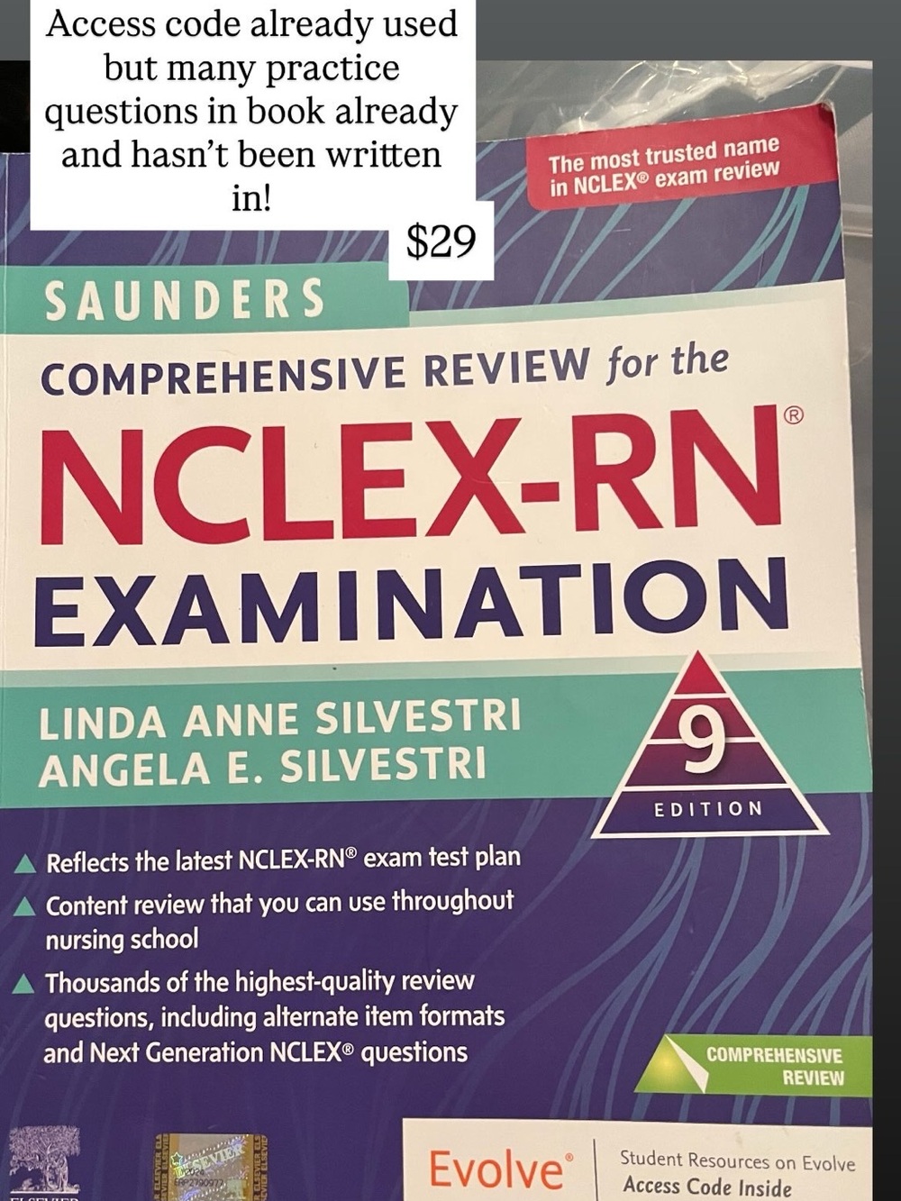 NCLEX-RN Examination Comprehensive Review paperback book